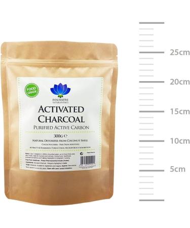 Food Grade Activated Charcoal 300g for Teeth Whitening & Detox - Pack of 1 - Buy Online on GoSupps.com