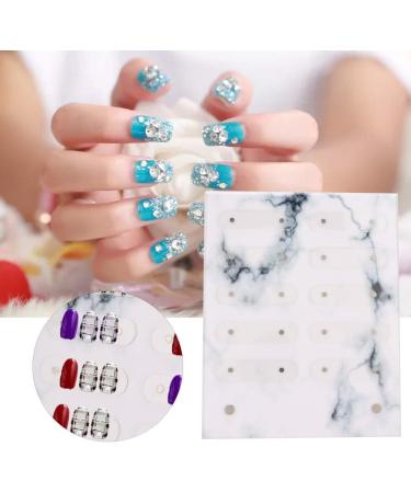 Better Results Nail Gel Color Stand Plate Not Easy To Fall Off Reuse Nail Art Showing Holder Salon Shop for Home Beauty Salon Manicure(Marble magnetic adsorption) - Buy Online on GoSupps.com