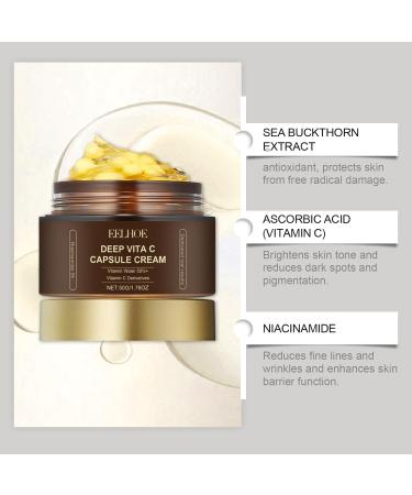 AuroraHyt Moisturizing Cream 1.76oz brightens skin firms lightens fine lines Contains Niacinamide Serum To Reduce Dark Spots And Pigmentation Essence Night Repair & Daily Use for Women/Men 30+ (1) - Buy Online on GoSupps.com