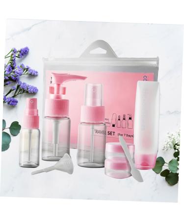 minkissy 1 Transparent Container Empty Bottle Container Small Spray Bottle Container Toner Spray Bottle Portable Sprinkling Bottle Travel Cosmetic Nine Piece Set 9X2cm Pink - Buy Online on GoSupps.com