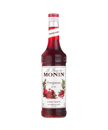MONIN Premium Pomegranate Syrup 700ml for Cocktails and Mocktails. Vegan-Friendly 100% Natural Flavours and Colourings