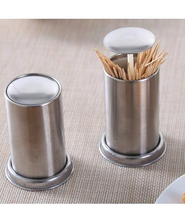 LUOFENG Stainless Steel Automatic Toothpick Dispenser - Retractable Holder & Container for Home Use | International Shipping - Buy Online on GoSupps.com