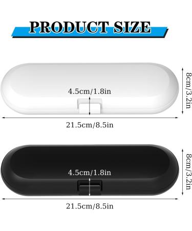 Portable Electric Toothbrush Travel Case - 2 Pack Protective Cover with Holder for Camping School & Outdoor Use - Buy Online on GoSupps.com