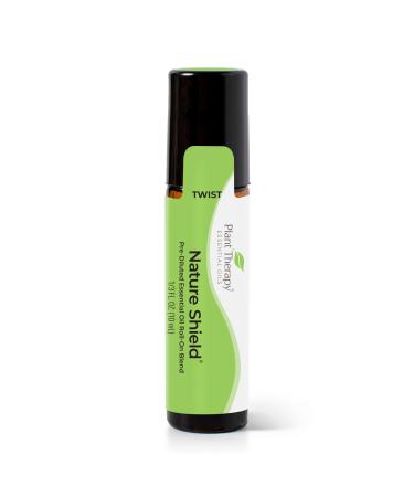 Plant Therapy Nature Shield Essential Oil Blend Pre-Diluted Roll-On10 mL (1/3 oz) 100% Pure Natural Aromatherapy for Camping and Outdoor Activities 0.34 Fl Oz (Pack of 1)