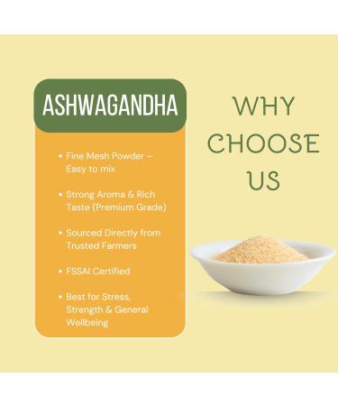 Organic Ashwagandha Root Powder Unpolished Premium Grade Natural Adaptogen for Stress Energy & Immunity 100% Pure Herbal Supplement (3.5 Ounce) 3.5 Ounce (Pack of 1) - Buy Online on GoSupps.com