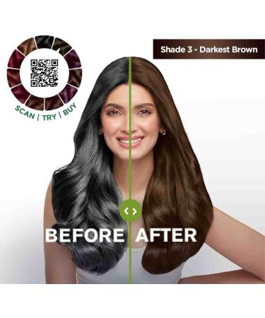 Garnier Color Naturals Shade 3 Darkest Brown Darkest Brown - Buy Online on GoSupps.com