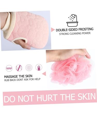 minkissy 2 Sets Bath Towel Loofah Suit Back Scrubber for Shower Loofah Back Strap Exfoliating Back Scrubber Back Strip for Shower Body for Men Towel for Shower Brush Sponge - Buy Online on GoSupps.com