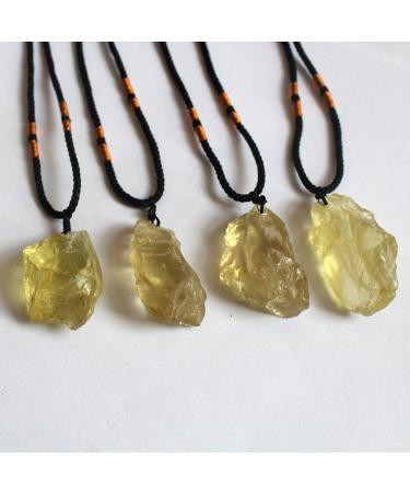 raw Crystals Stones Citrine Crystal Necklace for Home Decoration 1PC Natural Luster - Buy Online on GoSupps.com