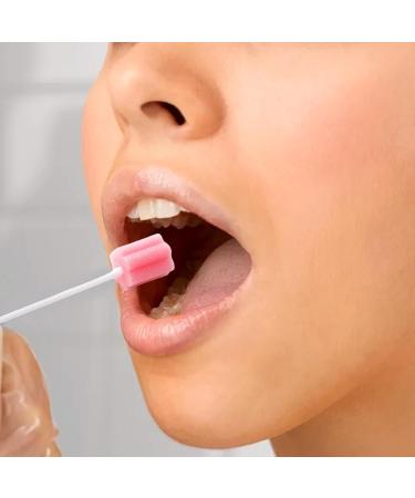 Sportway 100 Disposable Oral Sponges - Sterile Mouthparts for Dental Care Portable & Easy to Use - Buy Online on GoSupps.com