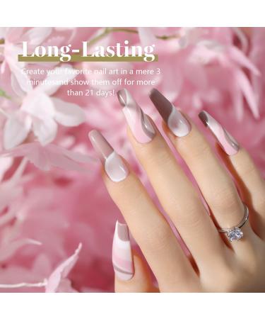Beetles Romantic Wedding Gel Nail Polish Set - 6 Colors French White, Soft Pink Glitter Bridesmaid Manicure Kit - Buy Online on GoSupps.com