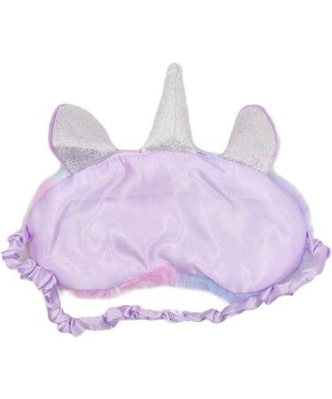 ZTL Unicorn Sleep Mask - Cute Plush Eye Mask for Kids & Women - Soft Purple Blindfold for Sleeping - Buy Online on GoSupps.com