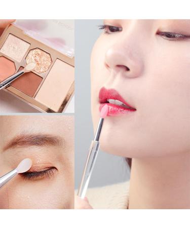 Buy 3pcs Multicolor Silicone Lip Brush Set | Reusable Makeup Applicator with Transparent Handles | Portable Beauty Tool for Lips & Eyes - International Shipping Available - Buy Online on GoSupps.com