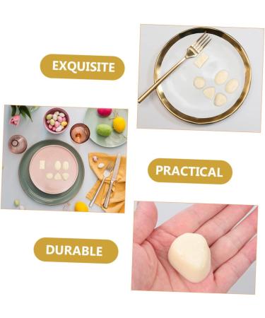 ERINGOGO 12 Pcs Simulation Chocolate White Flat Snack Pvc Child - Buy Online on GoSupps.com
