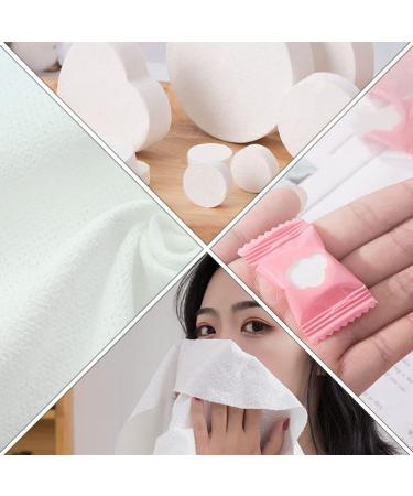 55pcs Travel Towels - Compressed Disposable Bath Towels & Washcloths for Easy Travel - Buy Online on GoSupps.com