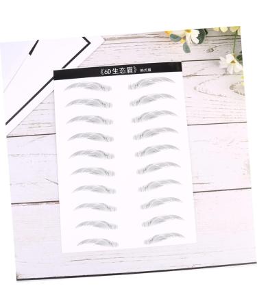 Beavorty 6 Sheets Pairs Beauty Eyebrow Stickers Eyebrow Transfer Simulation Eyebrow Hair 6d Makeup Tools - Buy Online on GoSupps.com