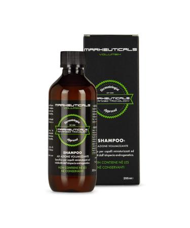 Markeuticals Volumex SH 200 Shampoo Professional Shampoo with Natural Ingredients New Volumeous Energizing Restructuring and Strengthening Formula. 200 ml bottle.