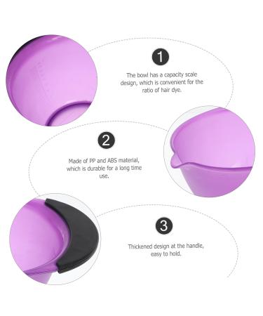 FRCOLOR 10 STK Hair Sealer Shells Professional Hair Salon Tools for Mixing & Coloring | Violet Rubber Applicator 16.5x12.2 cm - Durable & Easy to Use - Buy Online on GoSupps.com