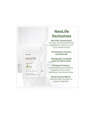NeoLife - NeoLife Shake - Meal Nutrition Protein Powder 18g Protein Drink 25 Vitamins and Minerals Vitamin C Iron & Calcium - Berries n' Cream 22.8 oz (645g) - Buy Online on GoSupps.com