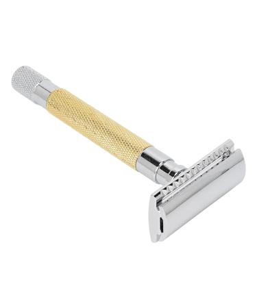 Men's Shaving Set - Gold Manual Double Edge Safety Razor & Washable Beard Grooming Kit for Men - Buy Online on GoSupps.com