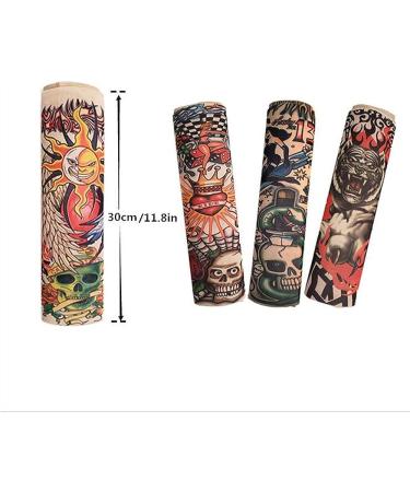 GTLZLZ Kids Temporary Tattoo Sleeve - 10PCS Fake Slip-On Arm Sunscreen Sleeves for UV Sun Protection and Cooling - Buy Online on GoSupps.com