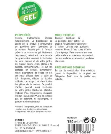 Soda Gel for All-Purpose Cleaning - 2 x 750ml | Floor to Ceiling Solution - International Shipping - Buy Online on GoSupps.com