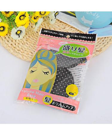 Tossper Hair Volume Bump Up Inserts - 2 Piece Sponge Foam Clip Accessories for Styling - Black - Buy Online on GoSupps.com