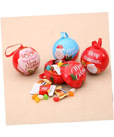 Cabilock 18 Pcs Christmas Party Favors Christmas Boxes for Treats Christmas Tree Ornaments Spherical - Buy Online on GoSupps.com