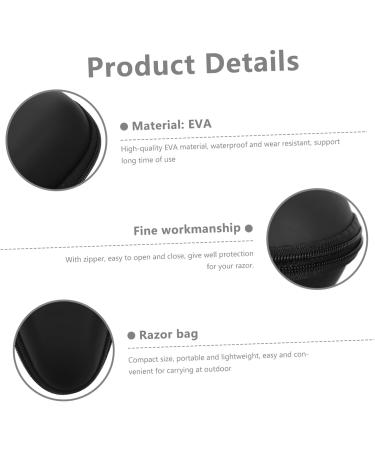 Beavorty Portable Razor Storage Bag | 5-Piece EVA Case for Travel | Razor Holder & Organizer for Men | Shock-Proof Compact Design - Buy Online on GoSupps.com