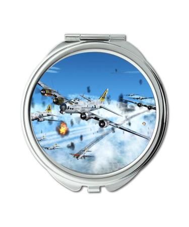 YENDOSTEEN aircraft Mirror Compact Mirror a fighter jet pocket mirror portable mirror