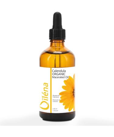O l na Organic Calendula Maceration Oil Oil for Skin Care (Body & Face) & Hair Moisturizing Natural Oil Massage Oil for Skin Care 100% Natural 50 ml