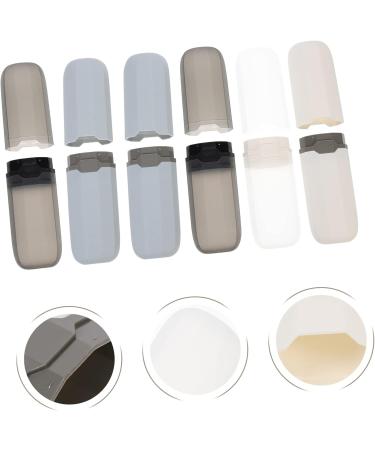 Hakidzel 6-Piece Portable Toothbrush Case | Travel-Friendly Toothbrush Holder for International Shipping - Buy Online on GoSupps.com