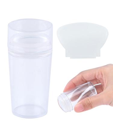 Clear Nail Art Stamper Set - Silicone French Manicure and Jelly Stamp for DIY Nail Art Accessories - Perfect for French Smile Lines - Buy Online on GoSupps.com
