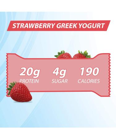 Pure Protein Strawberry Greek Yogurt Protein Bars - 1.76 oz, 6 Count (2 Pack) - Buy Online on GoSupps.com