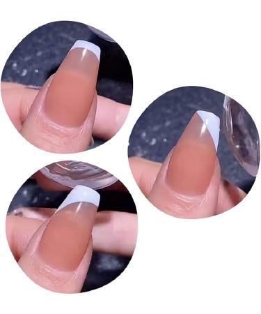 MTDBAOD Nail Art Stamper Set - Clear Silicone Jelly with Lid & Scraper for DIY French Nails | 2Pcs Transparent Nail Art Tools - Buy Online on GoSupps.com