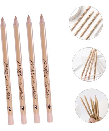 WOONEKY 4pcs Concealer Pen Makeup Concealer Make up Concealer for Face Eye Brightener Concealer Wooden - Buy Online on GoSupps.com