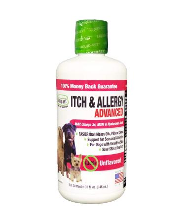 Liquid-Vet by COOL PET Holistics K9 Itch & Allergy Advanced Formula Plain 32 oz Unflavored 32