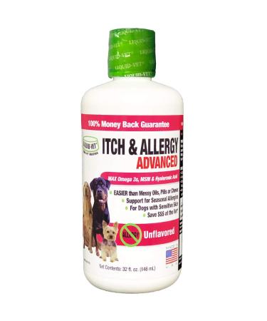 Liquid-Vet by COOL PET Holistics K9 Itch & Allergy Advanced Formula Plain 32 oz Unflavored 32