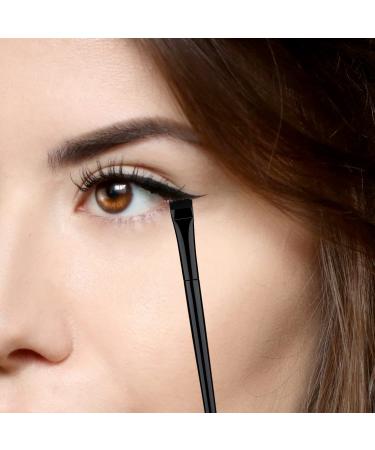3pcs Eyeliner Brush Kit - Flat & Fine Angled Brushes for Eyeliner and Brow Makeup - Buy Online on GoSupps.com