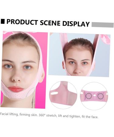 Beaupretty Double Chin Reducer Strap thin firming strap Reusable V Line V Line Facial Lift v for chin up strap double chin lift v shape for chin skin belt Neoprene plus nylon mesh Belt - Buy Online on GoSupps.com