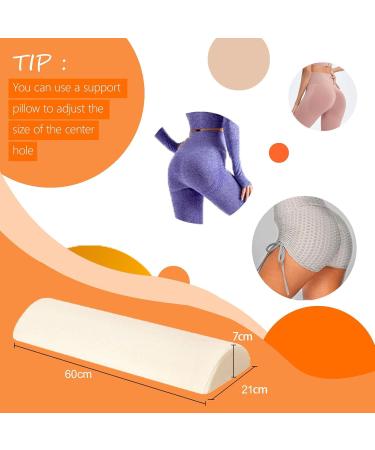 BBL Bed BBL Sleeping Pillow After Surgery with Inflators and Cushions BBL Recovery Mattress for Post Surgery Recovery and Sleeping and During Pregnancy Hole Design/Portable Waterproof - Buy Online on GoSupps.com