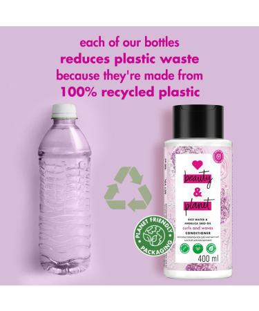 Lo.ve Bea.uty And Pla.net Rice Water & Angelica Seed Oil Conditioner - Silicone-Free Paraben-Free 400ml for Curls & Waves - Best Hydration & Nourishment - Buy Online on GoSupps.com