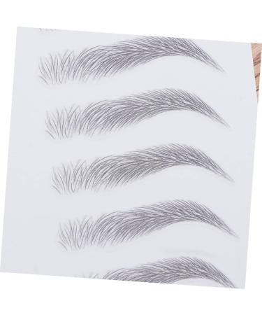 NOLITOY 6 Pcs 3d Eyebrow Stickers Eyebrow+chemo Makeupset Imitation Eyebrow Water Proof 6 Stickers ze008x3pcs Blackx3pcs - Buy Online on GoSupps.com