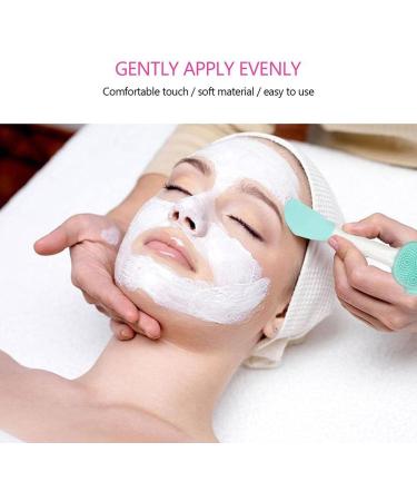 2 Pcs/4 in 1 Face Scrubber Silicone Skin Spatula Nose Cleaning Cream Applicator Mask Collector Facial Cleansing Brush for Face Clean Care - Buy Online on GoSupps.com