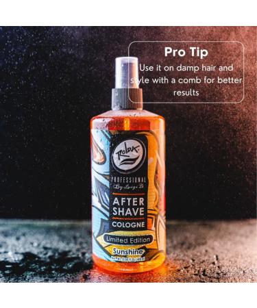 Rolda Sunshine After Shave Tonic Cologne Spray For Men - Post Shave Tonic Calms Irritation Helps Heal & Clean Shaved Areas Refreshing Masculine Fragrance (14.54oz | 430ml) - Buy Online on GoSupps.com