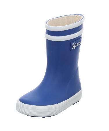 Aigle Unisex Kid's Baby Flac Wellington Boots 4.5 UK Child Blue