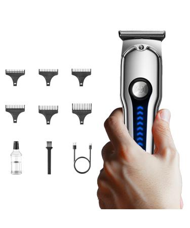Njidher Mens Hair TrimmerFor Men Adjustable Clipper Silent Adjustable For Grooming Outlines Travel Styling Detailing Home Men Hairdresser