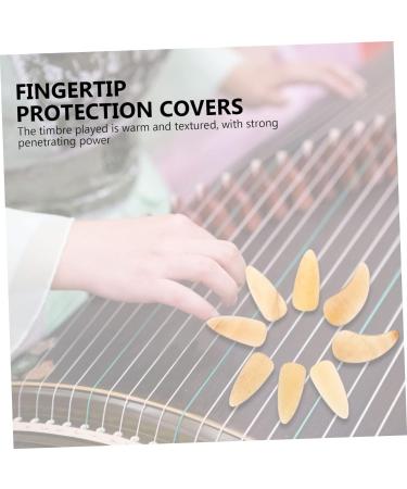 POPETPOP 8 Pcs Guzheng nail pieces Guzheng Nail Covers Practical Guzheng Nails Finger Picks guitars for adults guzheng false nails guitar thumb picks music lute small horns child instrument 2.5X1.2X0.1CM Light Yellow 02 - Buy Online on GoSupps.com