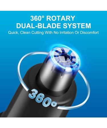 Buy 2 in 1 Ear Nose Hair Trimmer - USB Rechargeable Waterproof & Pain-Free Grooming Tool for Men - Buy Online on GoSupps.com