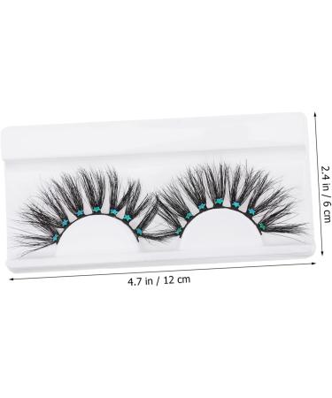 Holibanna False Eyelash 2 Pairs es Fluffy Volume Lashes Long Fluffy Fake Eye Lashes Faux Lashes Artificial Eyelashes Makeup Lashes Chemical Fiber 3d European and American Supplies - Buy Online on GoSupps.com