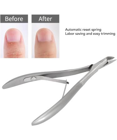 Cuticle Nippers Stainless Steel Ergonomic Handle Dead Skin Removal Manicure Cuticle Scissors Easy Trimming for Home Use - Buy Online on GoSupps.com